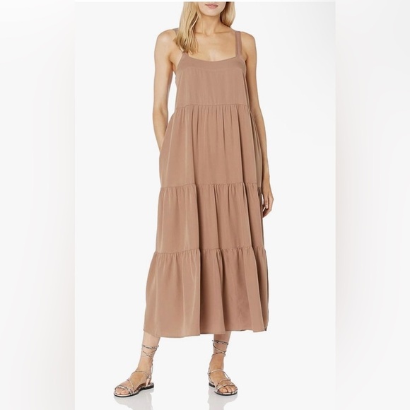 The Drop Dresses & Skirts - Chic Tan Maxi Dress for Women